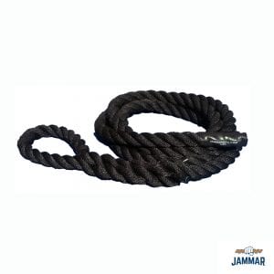 Loop Top Climbing Rope  Black or Tan Poly Dacron - Jammar MFG